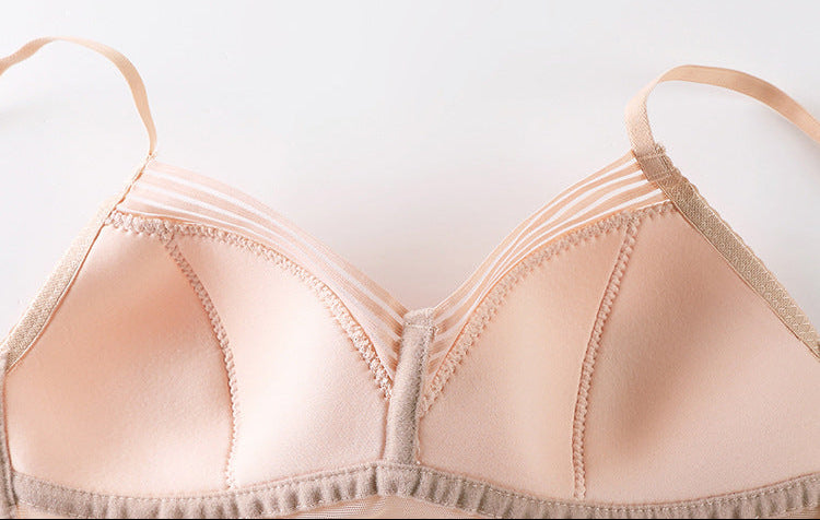 Thin Strap Breathable Wireless Bra